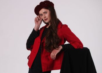 Cashmere mix wool 100 % beret